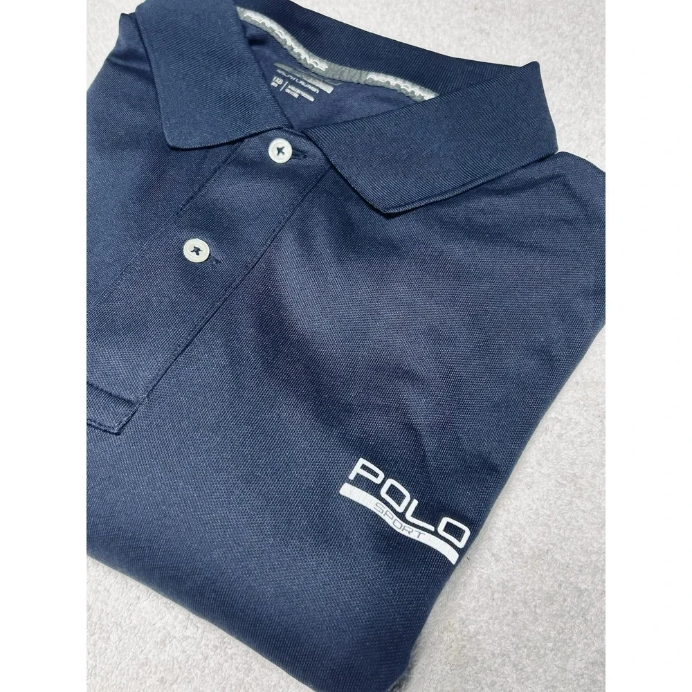 Polo Sport Performance Men's Blue Collared 1XB Performance, Short Sleeve Shirt